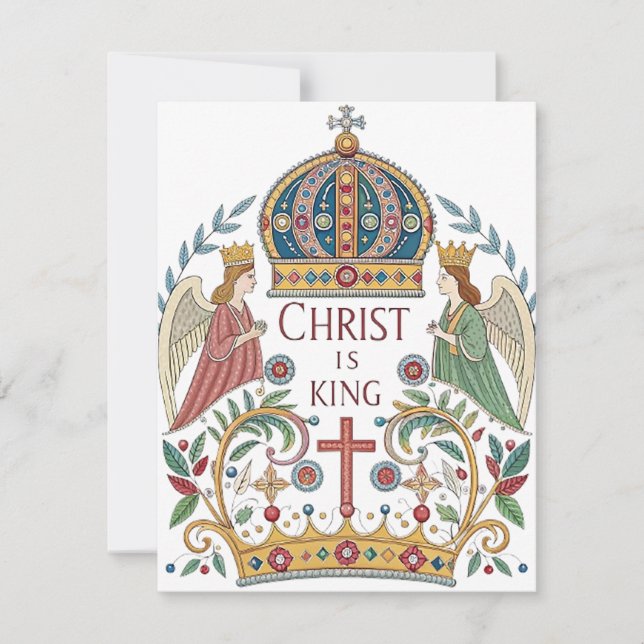 Christ is King Holiday Card (Front)