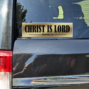 Christ is Lord Gold Vinyl Sticker