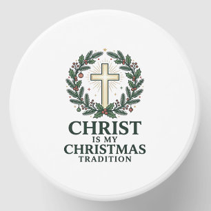 Christ Is My Christmas Tradition Vintage Cross Des Mini Candle Favors
