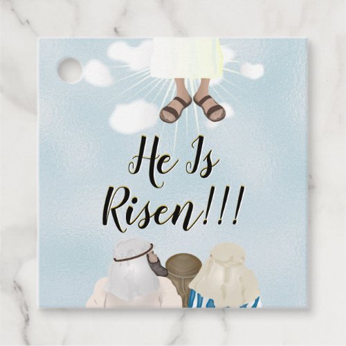 Christ Is Risen Easter Favor Tags