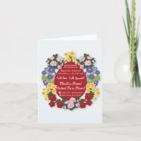 "Christ is Risen!" Pascha card with red egg