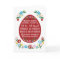 "Christ is Risen!" Pascha card with red egg