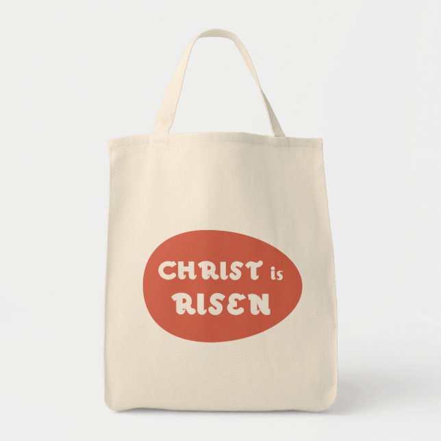 Christ is Risen, Red Egg Tote (Front)