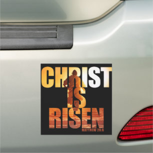 Christ Is Risen - Resurrection of Jesus Easter Car Magnet