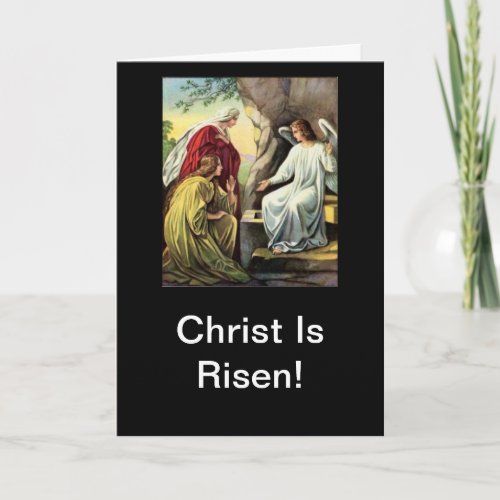 Christ is Risen Surely He is Risen Holiday Card