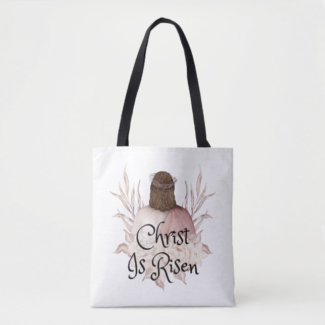 Christ Is Risen Tote Bag (Front)
