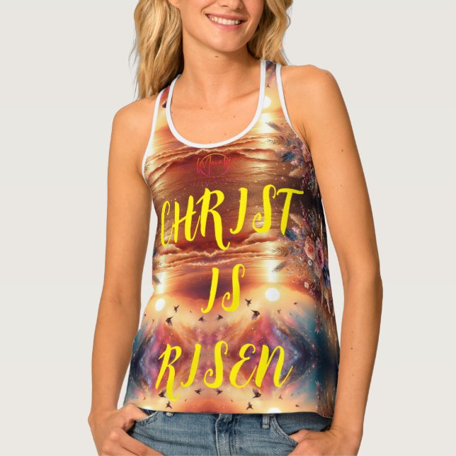 "Christ is Risen" Women's Tank Top  (Front)