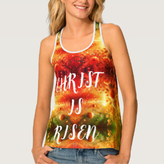 "Christ is Risen" Women's Tank Top Shine