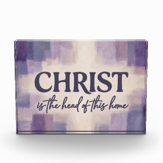CHRIST Is the Head of This Home | Christian Photo Block