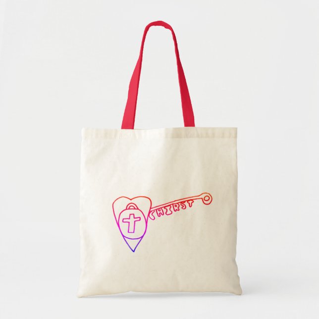 Christ is the Key Budget Tote Bag (Front)