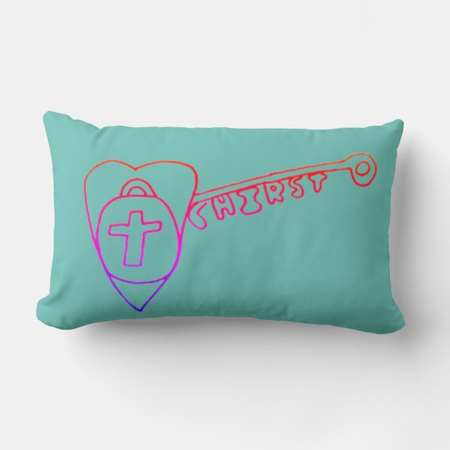 Christ is the Key Cushion (Front)