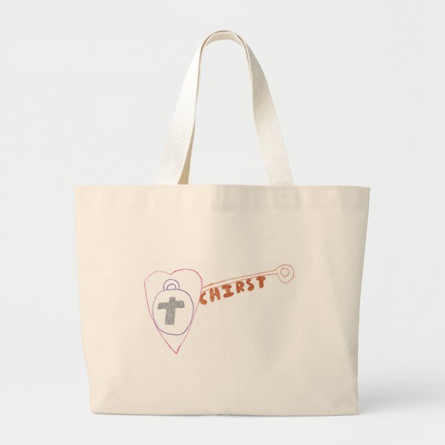 Christ is the Key Jumbo Tote (Front)
