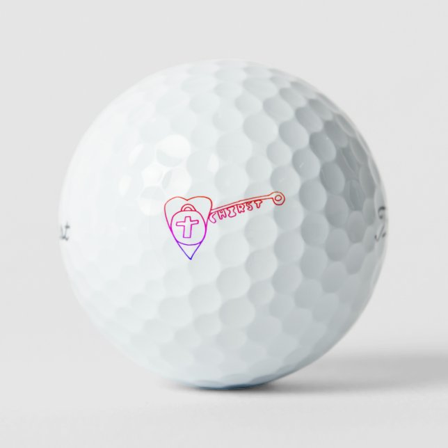 Christ is the Key Titleist Pro V1 Golf Balls (Front)