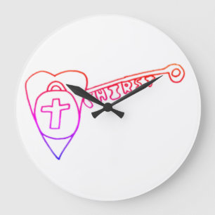 Christ is the Key Wall Clock