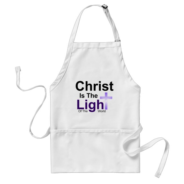 Christ Is The Light Adult Apron (Front)