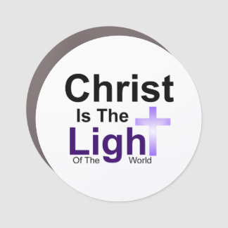 Christ Is The Light Car Magnet