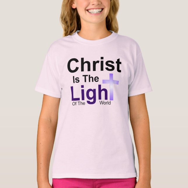 Christ Is The Light Kids T-Shirt (Front)