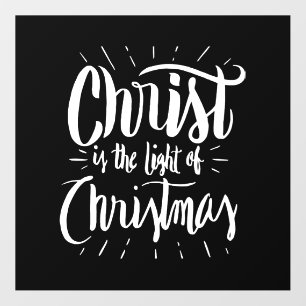 Christ is the Light of Christmas - Christian Holid Floor Decals