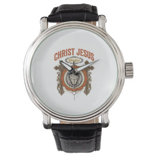 Christ Jesus Vintage Lion Faith Watch