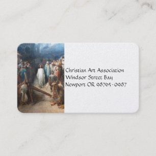 Christ Leaving Praetorium Business Card