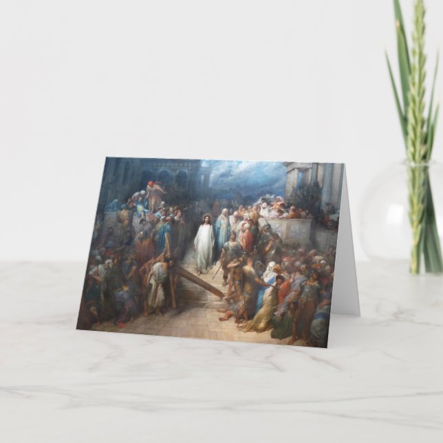 Christ Leaving the Praetorium Holiday Card (Front)
