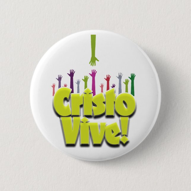 Christ Lives (2) Pinback Button (Front)