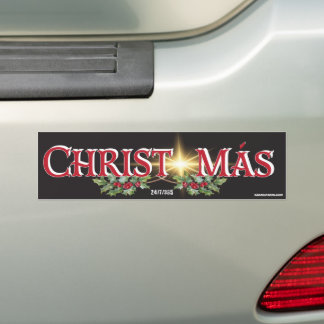 Christ Mas Bumper Sticker