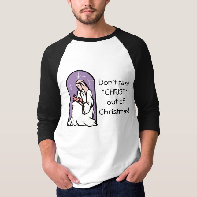 Christ, Merry Christmas T-Shirt (Front)