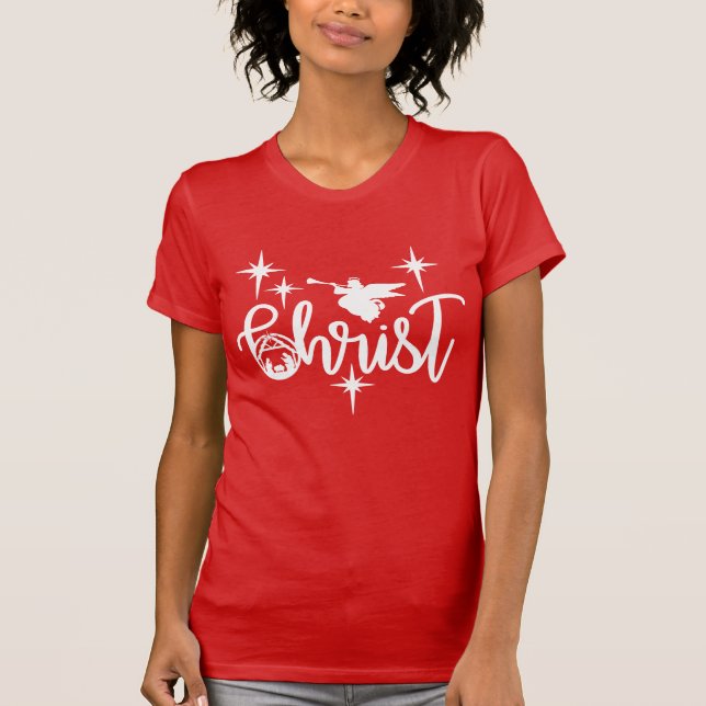 Christ Nativity Christmas T-Shirt (Front)