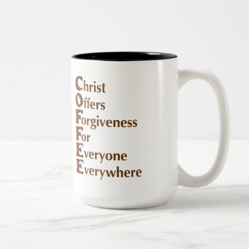 Christ Offers Forgiveness For Everyone Mug