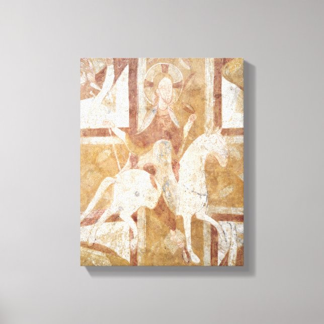 Christ on a White Horse Canvas Print (Front)