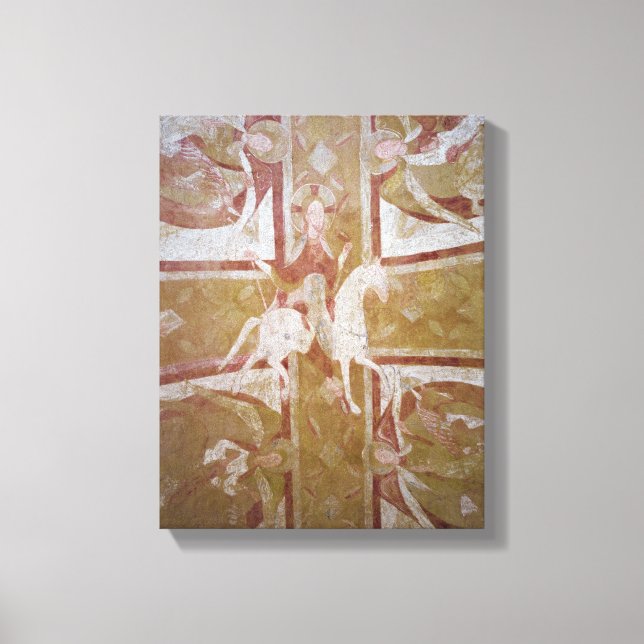 Christ on a white horse canvas print (Front)