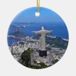 Christ On Corcovado Mountain Ceramic Ornament at Zazzle