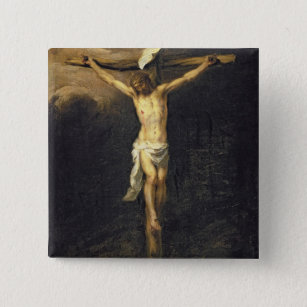 Christ on the Cross, 1672 Button