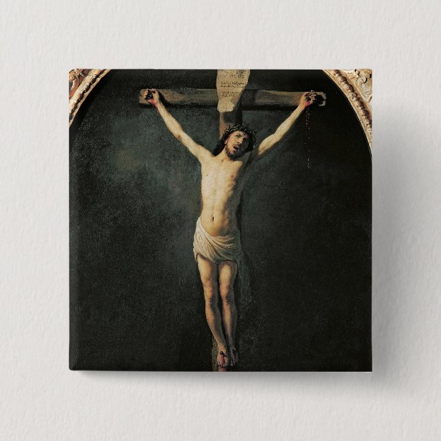 Christ on the Cross Button (Front)