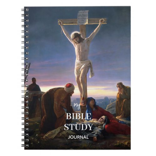 Christ on the Cross by Carl Bloch Bible Study Notebook