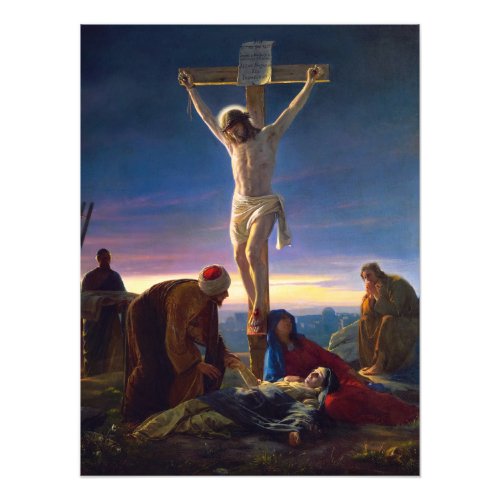 Christ on the Cross by Carl Bloch Photo Print