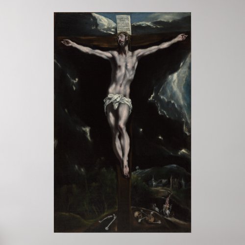 Christ on the Cross by El Greco Poster