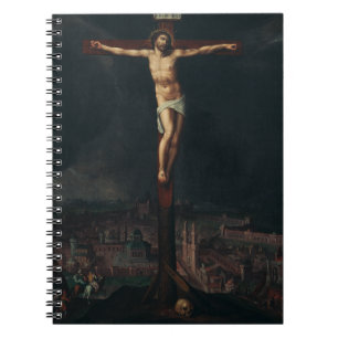 Christ on the Cross by Gillis Mostaer Notebook