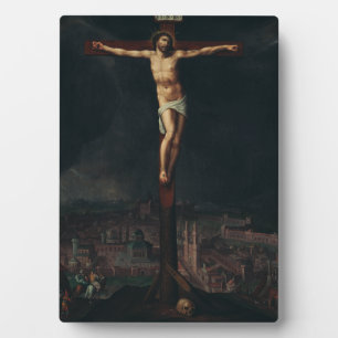 Christ on the Cross by Gillis Mostaer Plaque