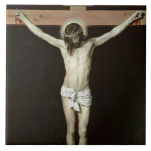 Christ on the Cross, c.1630 Ceramic Tile