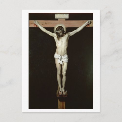 Christ on the Cross c1630 Postcard