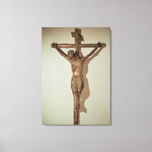 Christ on the Cross, called "Le Devot Christ" Canvas Print (Front)