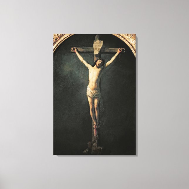 Christ on the Cross Canvas Print (Front)