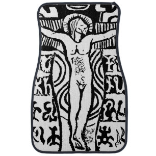 Christ on the Cross Car Floor Mats