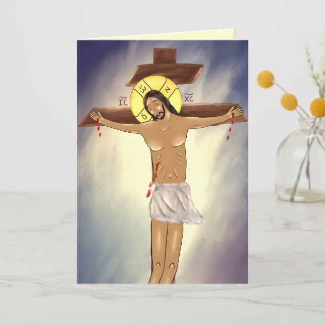 Christ on the Cross Card (Front)