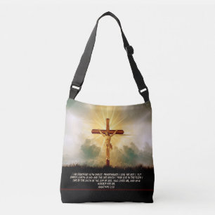 CHRIST ON THE CROSS CROSSBODY BAG