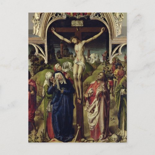Christ on the Cross the Holy Women Postcard