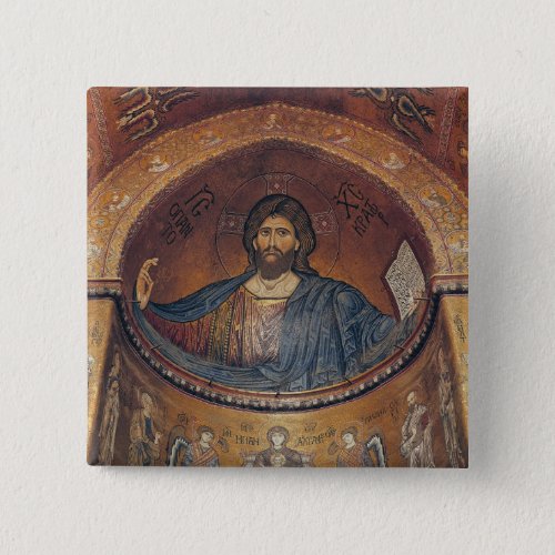 Christ Pantocrator and the Madonna Button