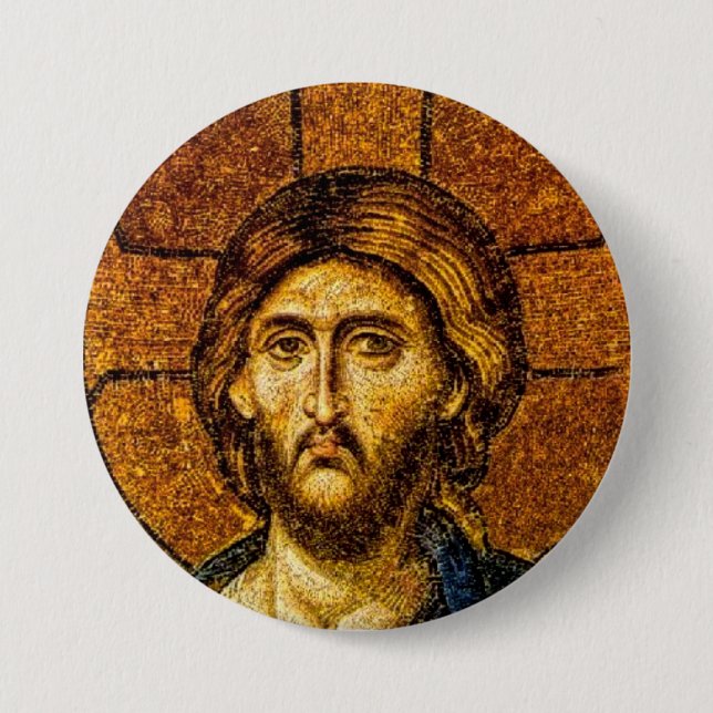 Christ Pantocrator Button (Front)